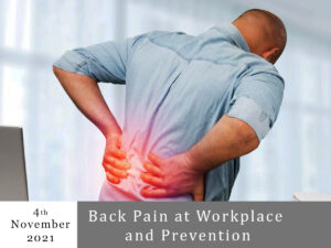 Back Pain at Workplace and Simple Exercises